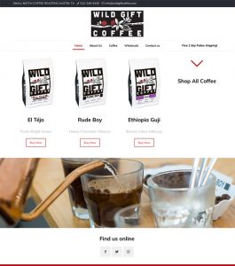 Wild Gift Coffee Website